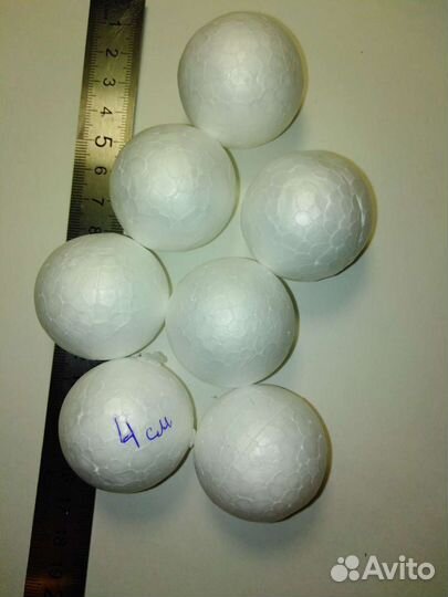 Пенопластовые шары, заготовки