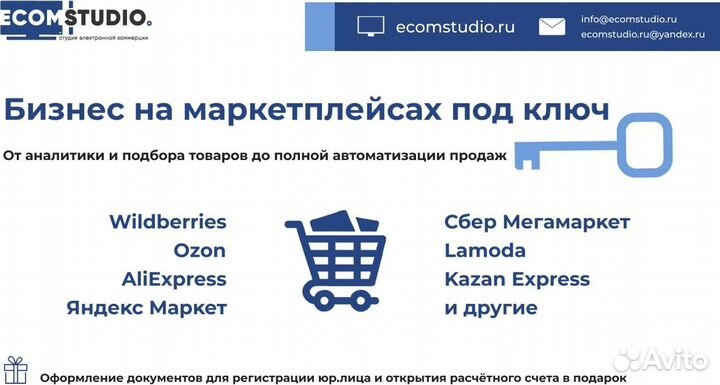 Бизнес под ключ на Wildberries и Ozon