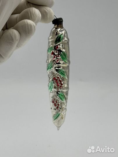 Елочные игрушки СССР лоза винограда (1088)