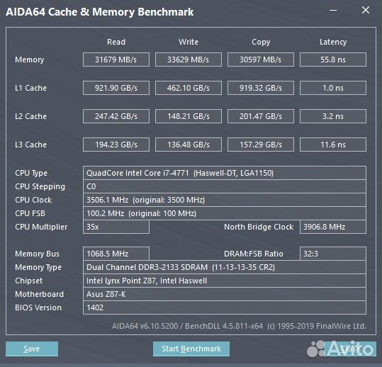 Kingston kvr16n11/8 ddr3 16gb 2x 8gb 1600Mhz