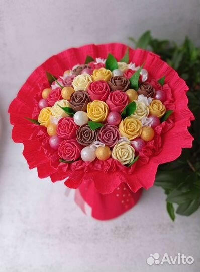 Шоколадный букет/розы чудо