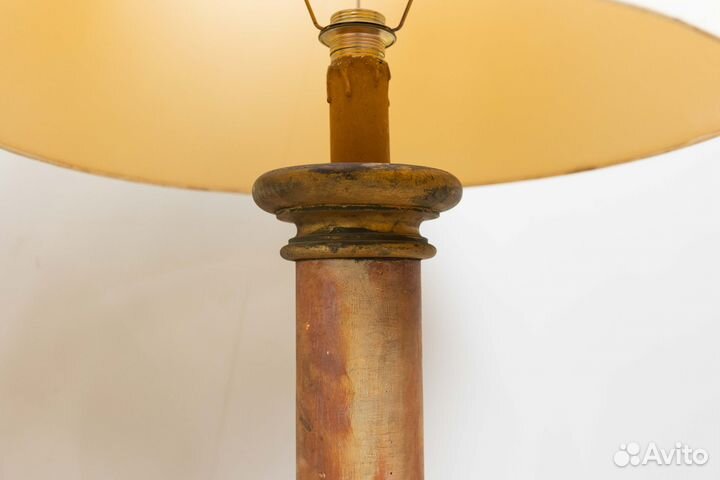 Комплект из трех старинных настольных ламп