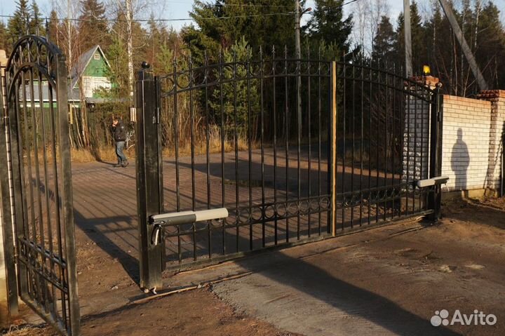 Монтаж, ремонт ворот, автоматики, шлагбаумов