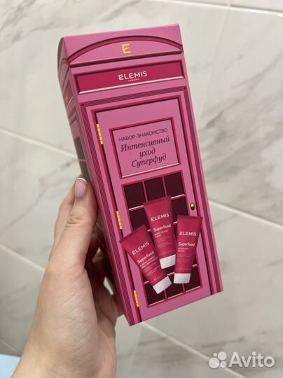 Elemis pro collagen superfood набор, крем spf 30