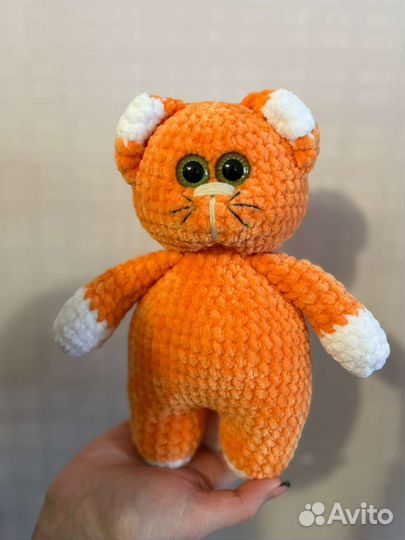 Мягкая игрушка кот,ручной работы