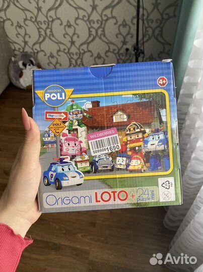 Настольная игра Робокар Поли Лото+Пазл