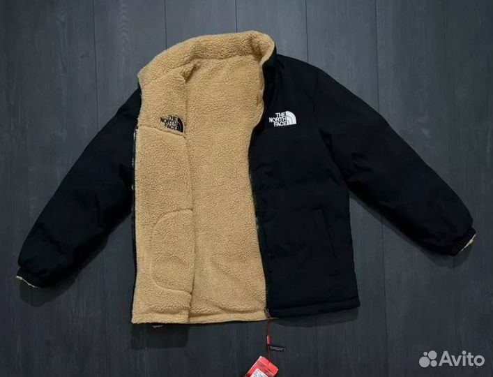 Куртка барашек двухсторонняя the north face 48,46