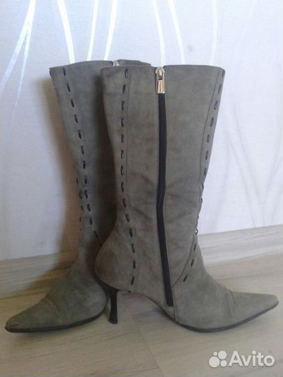 Сапоги замшевые Valley 36р