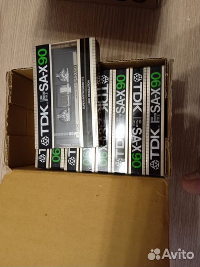 Аудиокассеты TDK SA-X 90 (1984 г) девять штук