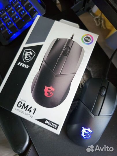 Игровая мышь MSI Clutch GM41 Lightweight Wireless