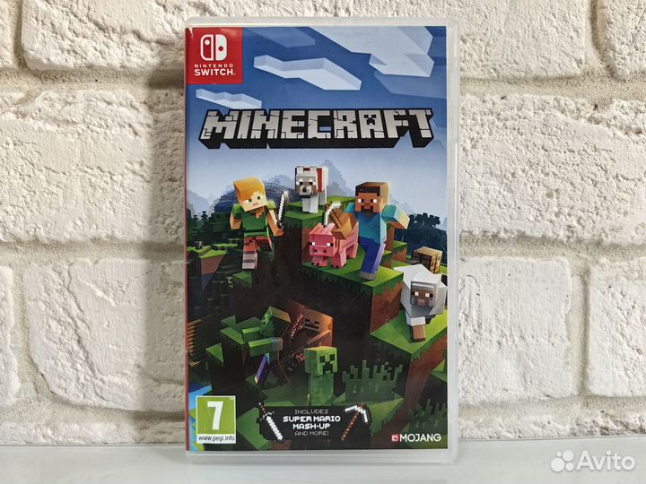 Minecraft nintendo switch картридж