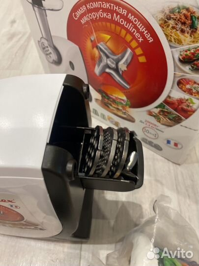Мясорубка moulinex 10 в 1, с овощерезкой