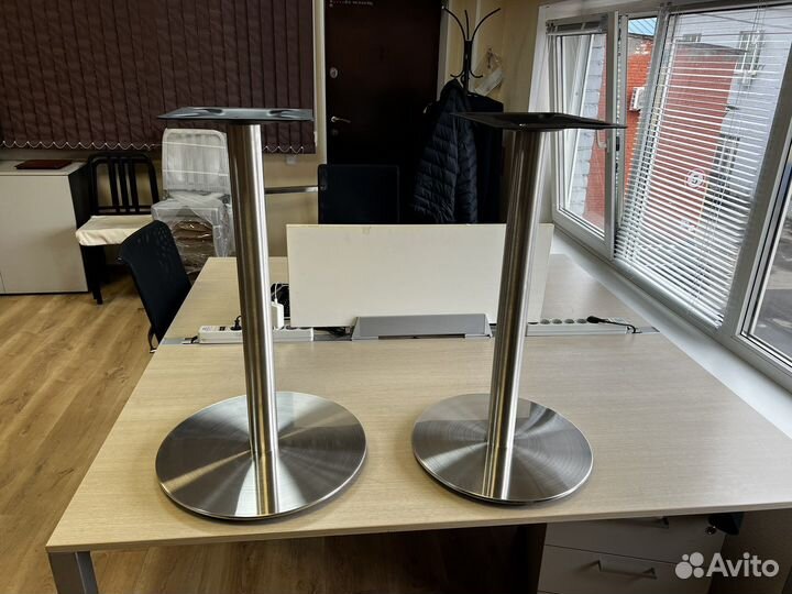 Подстолья круглые из нержавейки 4105 и 4106