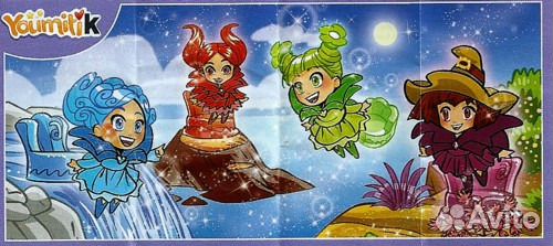 Киндер. Феи ведьмочки. в шляпе