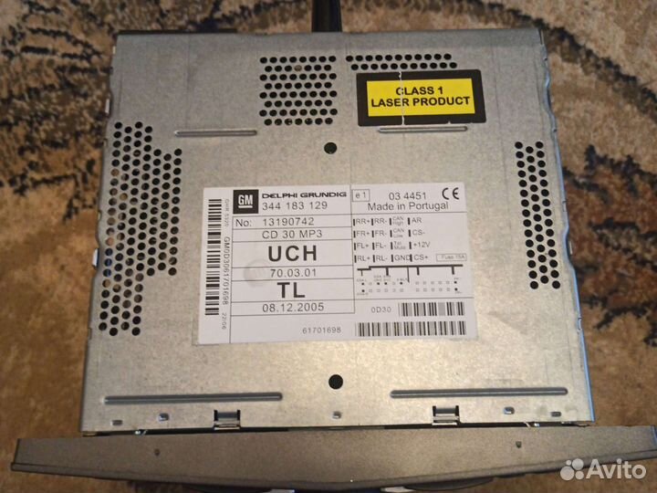 Штатная магнитола на opel астра h, zafira b