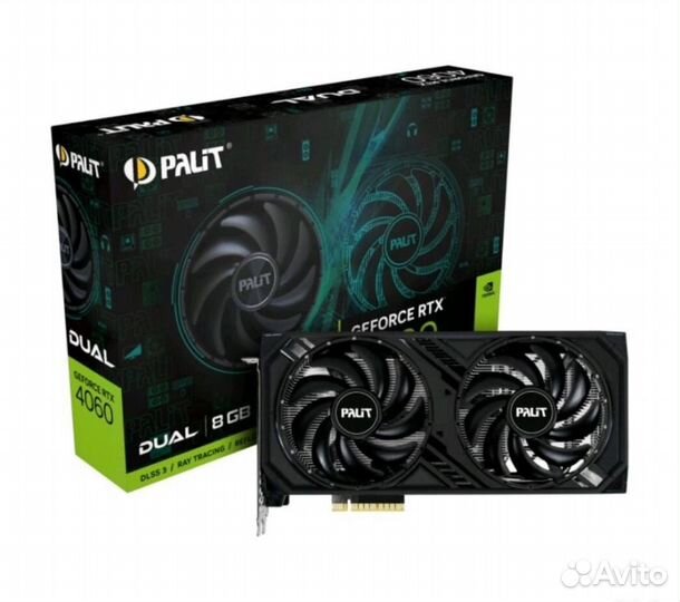 Видеокарта palit nvidia geforce rtx 4060 dual 8gb