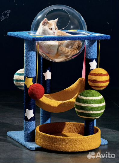 Домик для кошки с когтеточкой