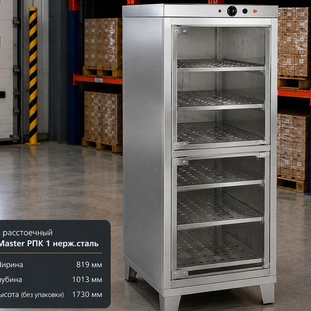 Шкаф расстоечный Grill Master РПК 1 нерж.сталь