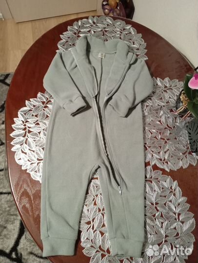Флисовый комбинезон 92
