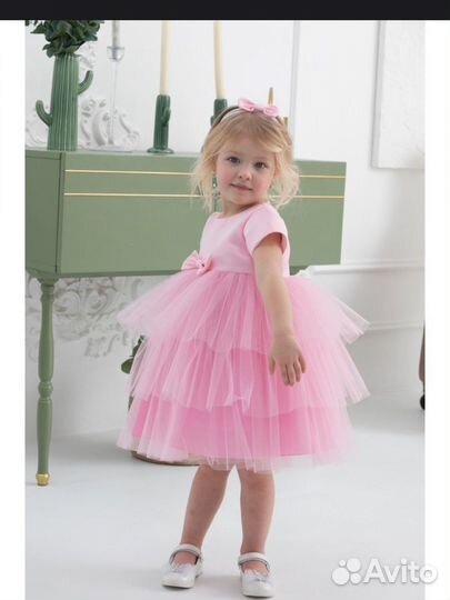 Платье для девочки на годик