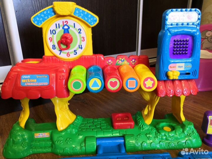 Поезд, железная дорога, обучающая смартвиль