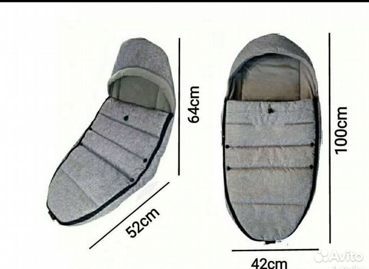 Утепленный конверт-кокон