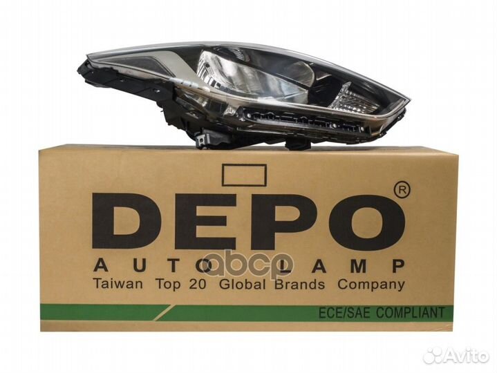 Фара R;HY.solars.17.head lamp.unit.ECE.elec W