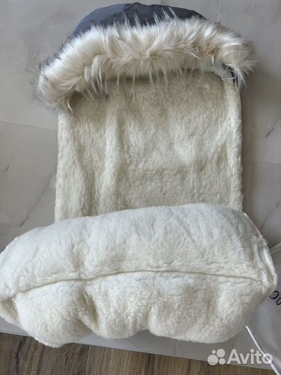 Конверт зимний в коляску/на выписку/на овчине