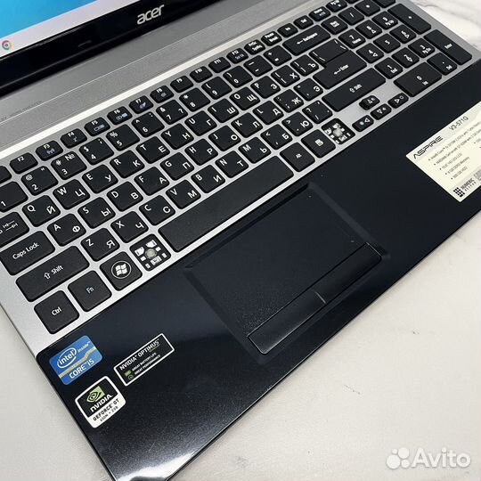 Мощный ноутбук Acer i5-3210M/6Gb/SSD/2 видеокарты