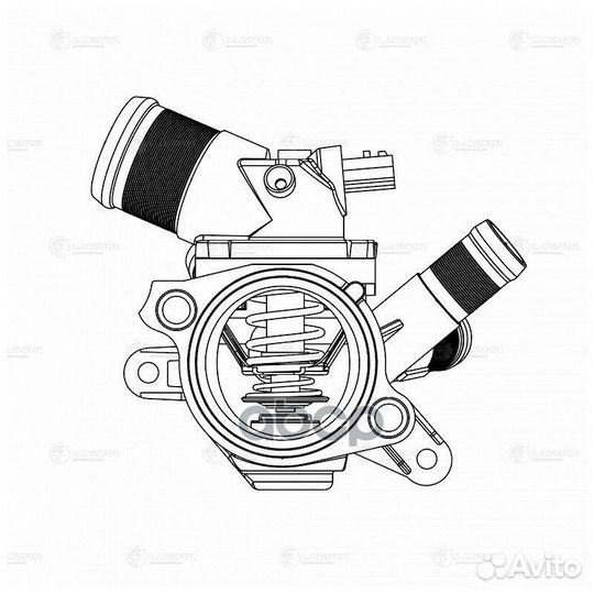 Корпус термостата nissan qashqai (J11) (2014)