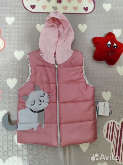 Безрукавка детская на осень