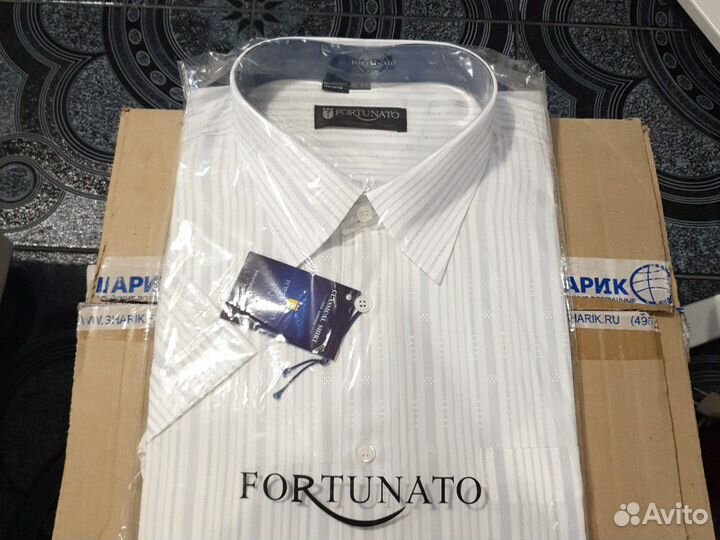 Рубашка мужская с коротким руковом