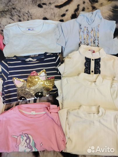 Кофточки и футболки на девочку