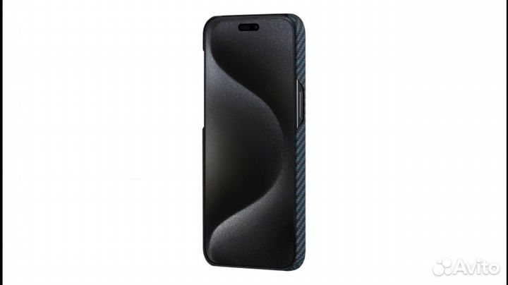 Чехол Pitaka для iPhone 15 Pro Black/Blue