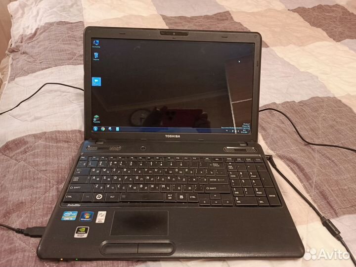 Ноутбук toshiba satellite c660