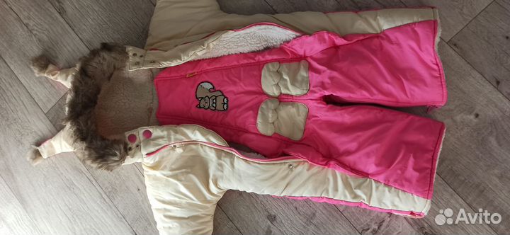 Зимний комбинезон для девочки