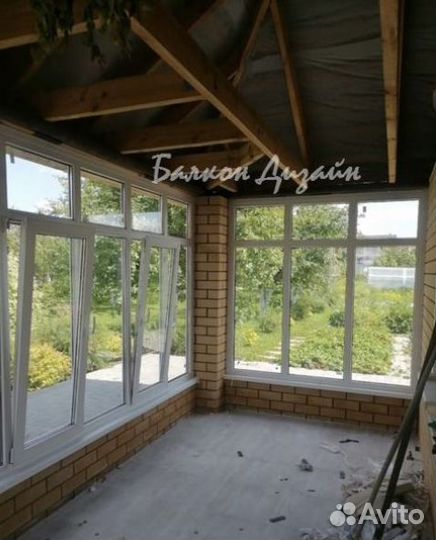 Входная группа алюминия, остекление терассы