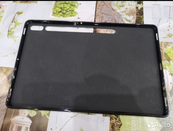 Чехол накладка Samsung GalaxyTab S7+ 12.4 и стекло
