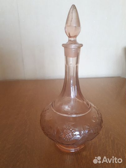 Графин цветное стекло СССР