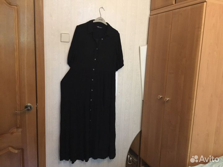 1 платье M&S 12 хлопок 2 вискоза Германия пог 52