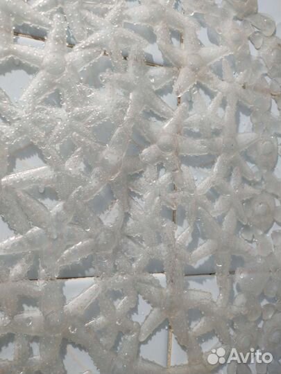 Силиконовый коврик для ванны