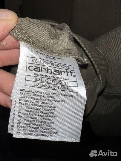 Лонгслив Carhartt WIP Link Script