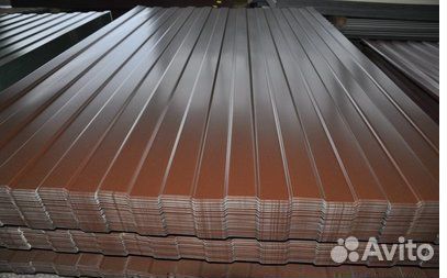 Профнастил для забора с8-оцинк.окраш.8017 Шоколад