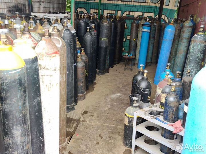 Прием кислородных и углекислотных баллонов