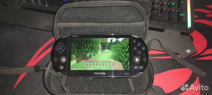 Ps Vita slim 32+256 гб прошитая с играми и чехлом