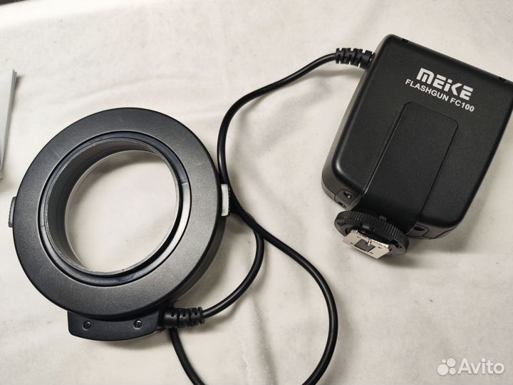 Кольцевая вспышка meike fc 100