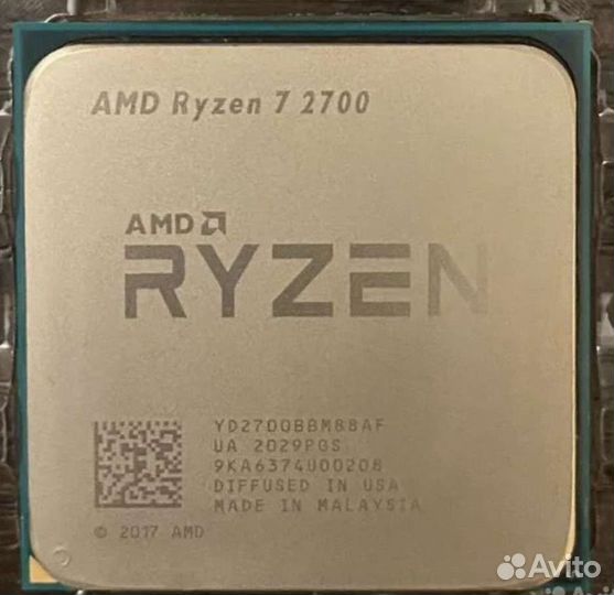 Процессор Ryzen 7 2700, компьютеры на интел