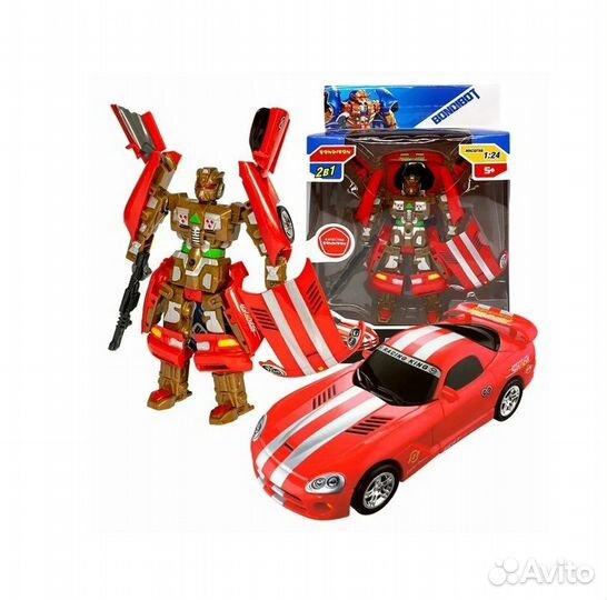 Трансформер 2в1 Bondibon робот-автомобиль вв5521