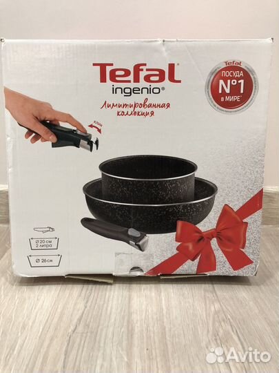 Набор tefal ingenio ковш + сковорода