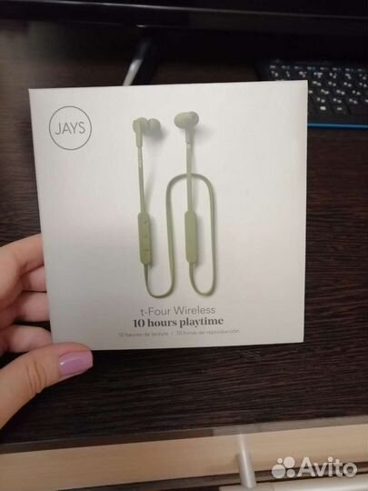 Беспроводные наушники Jays t-Four wireless moss gr